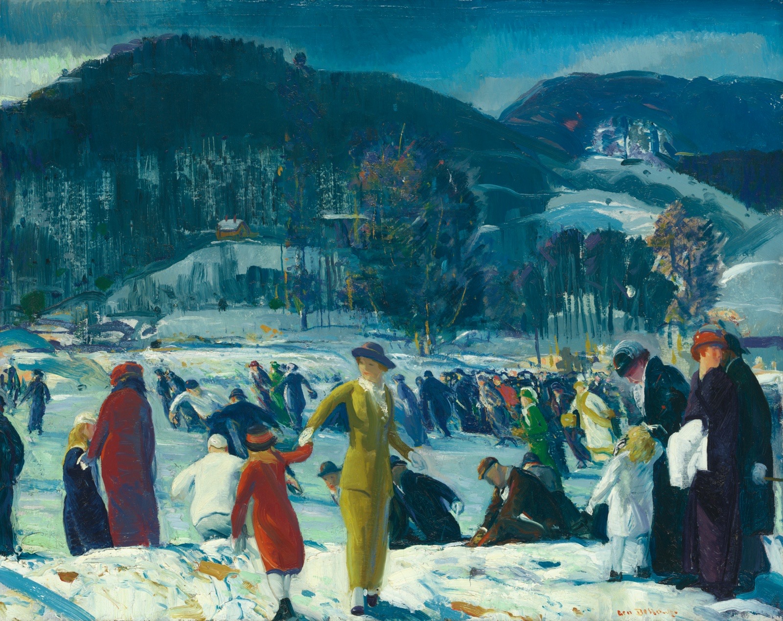 Láska k zimě, George Wesley Bellows