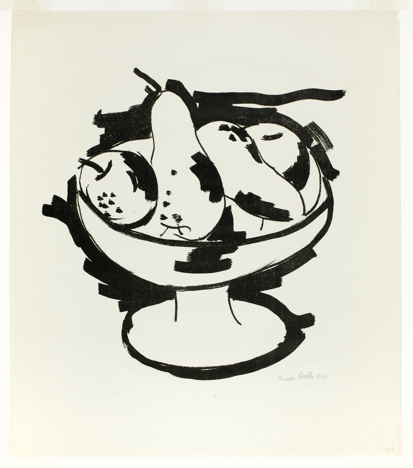 Mísa s ovocem, Marsden Hartley