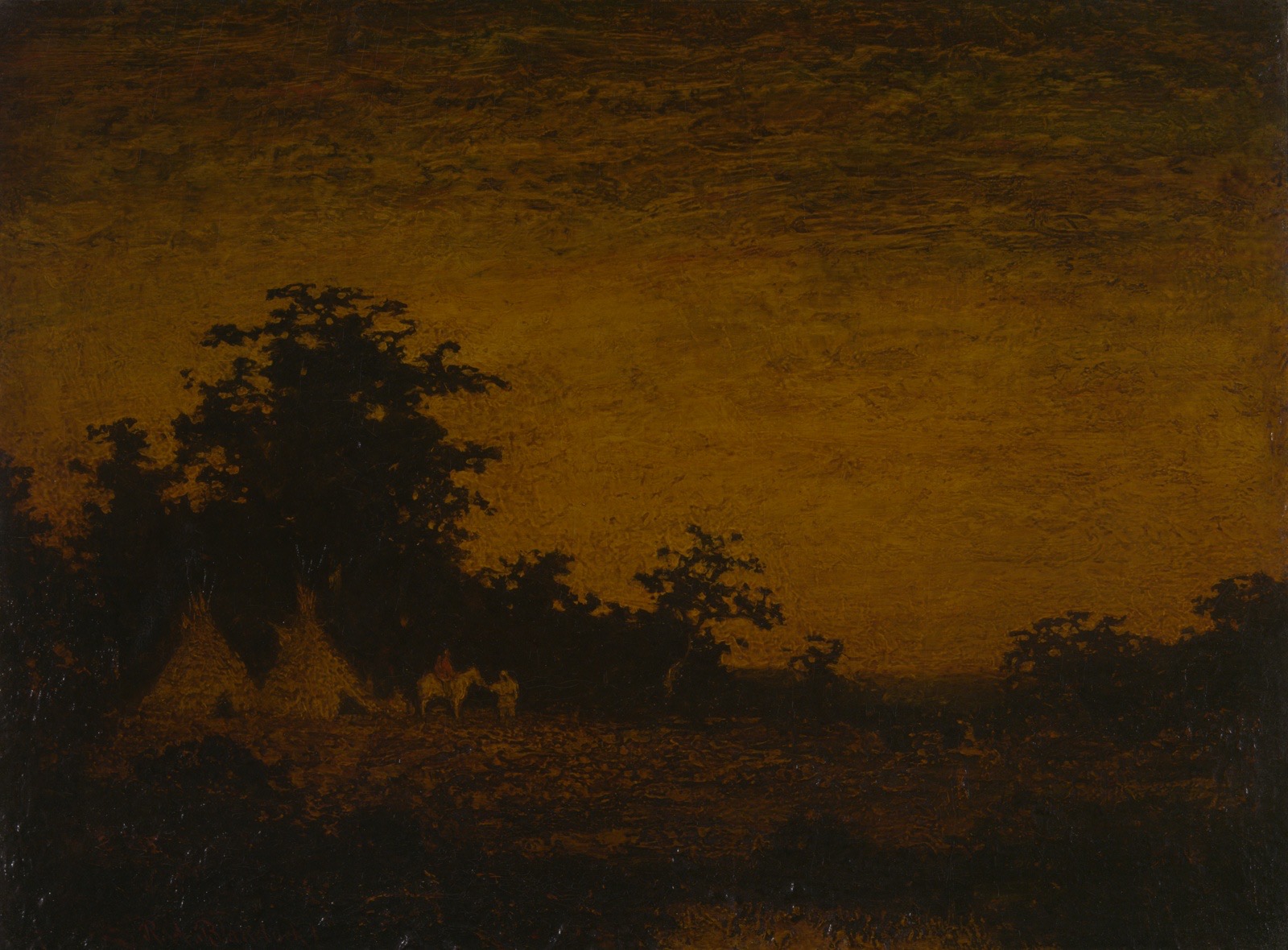 Indiánské tábořiště, Ralph Albert Blakelock