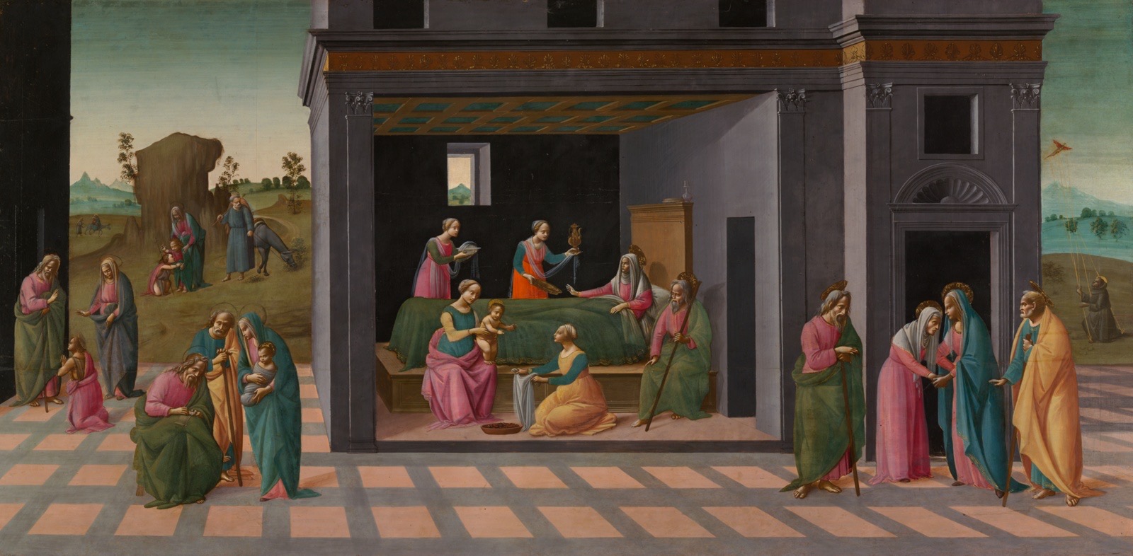 Výjevy ze života svatého Jana Křtitele, Bartolomeo di Giovanni