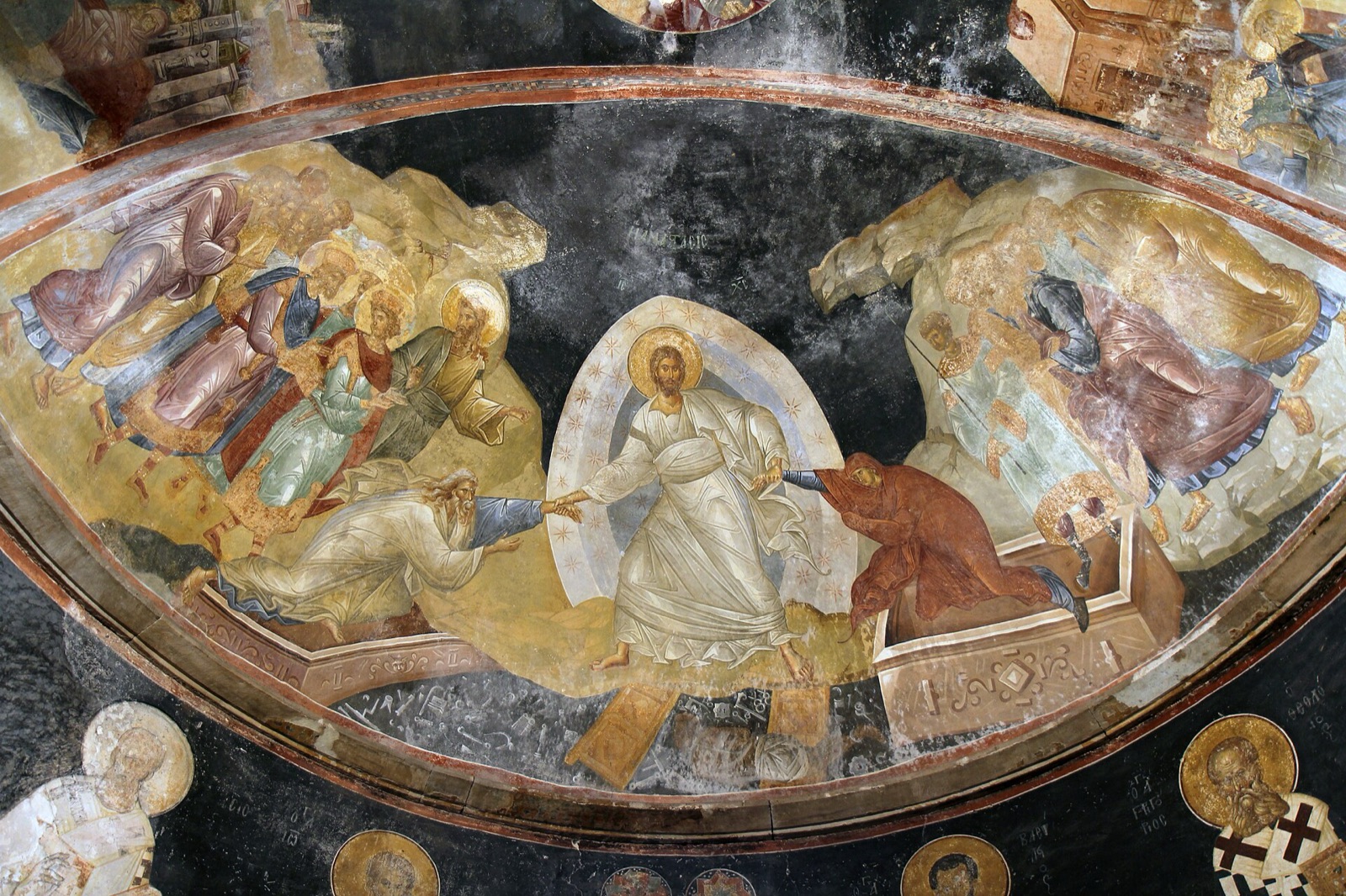 Anastasis (Sestup do podsvětí), kostel Chora, neznámí cařihradští malíři