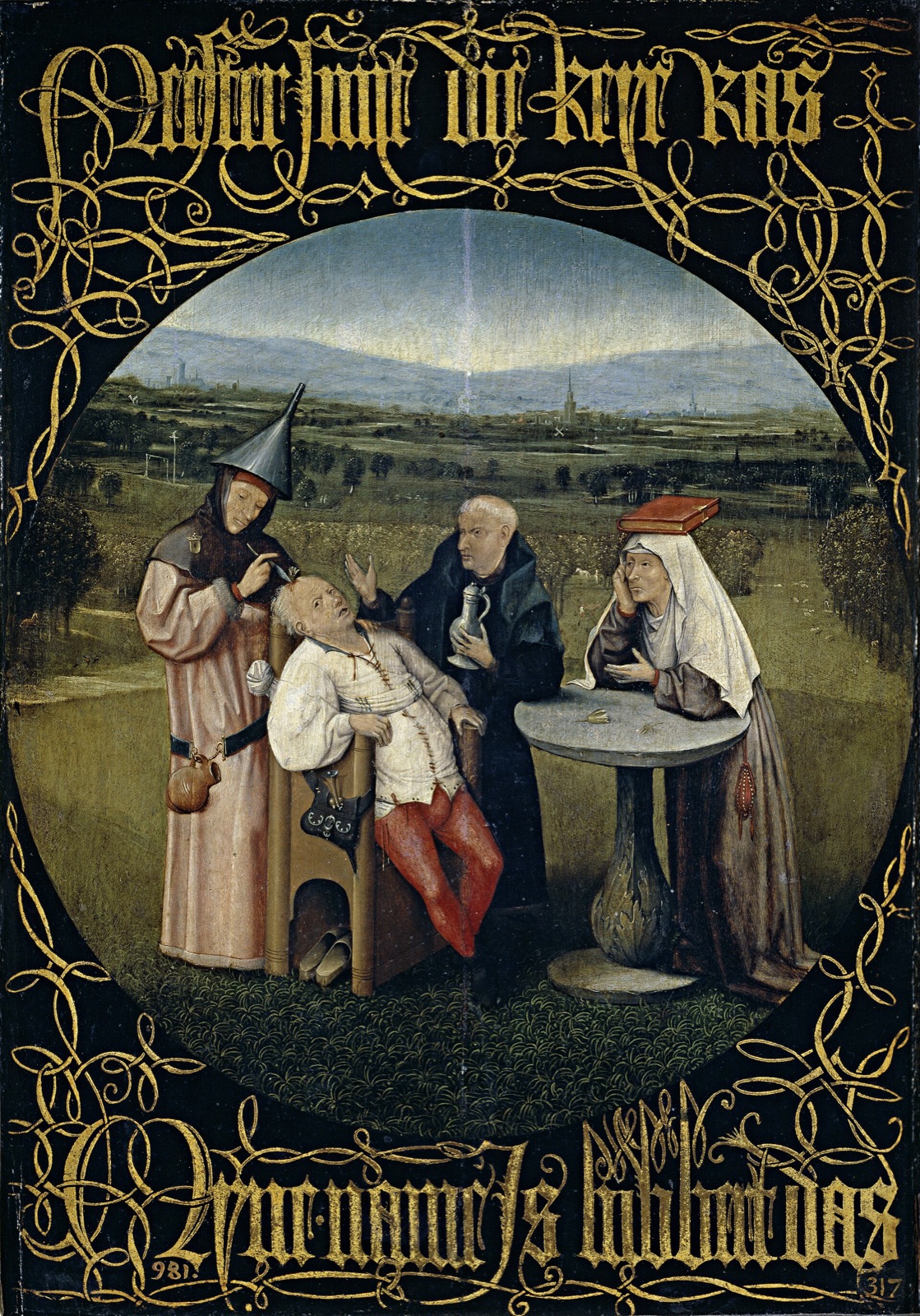 Vyjímání kamene šílenství, Hieronymus Bosch