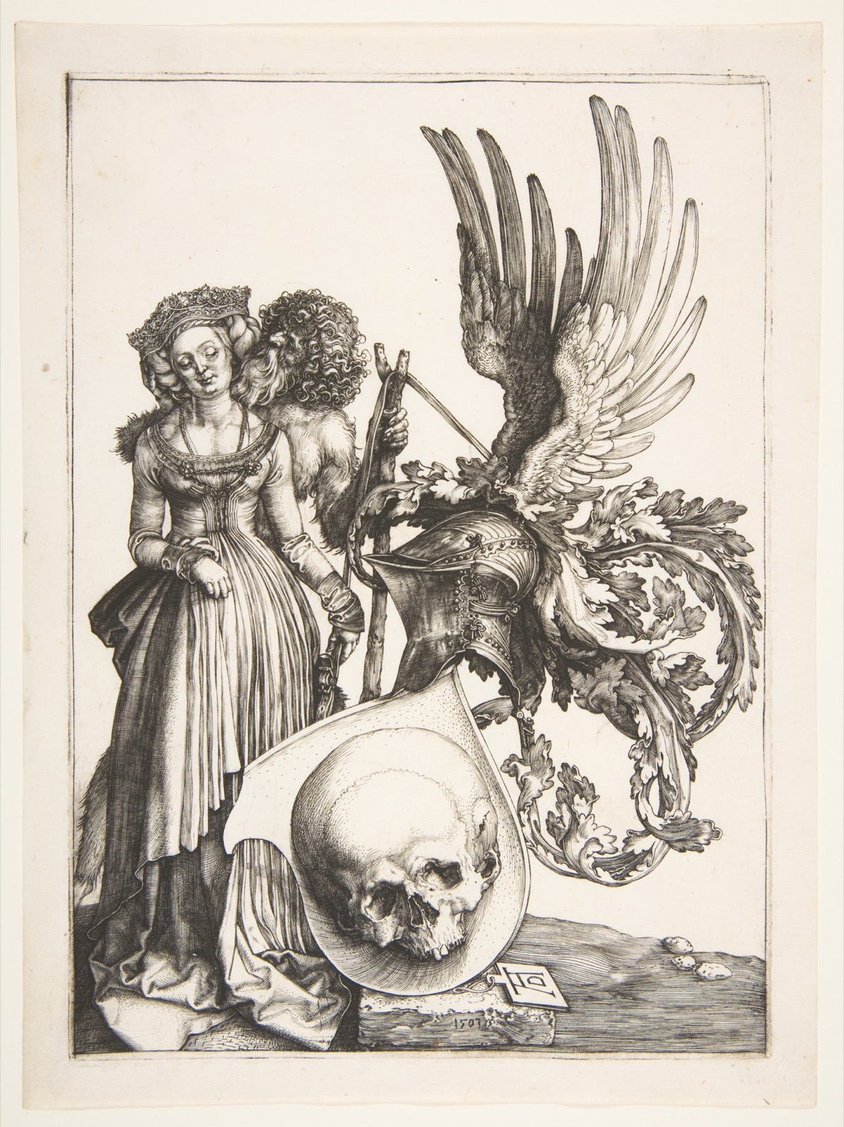 Erb s lebkou, Albrecht Dürer