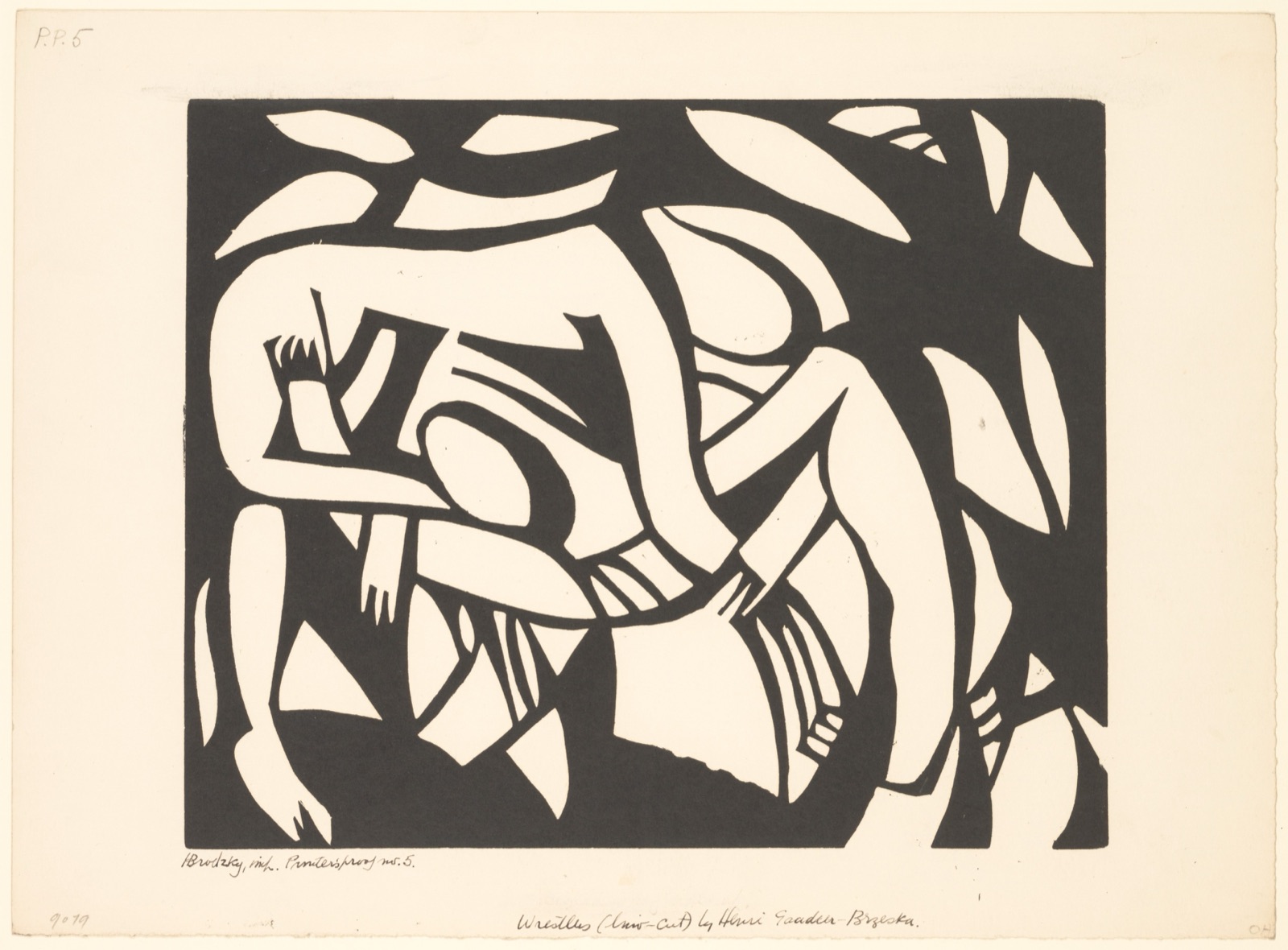 Zápasníci, Henri Gaudier-Brzeska