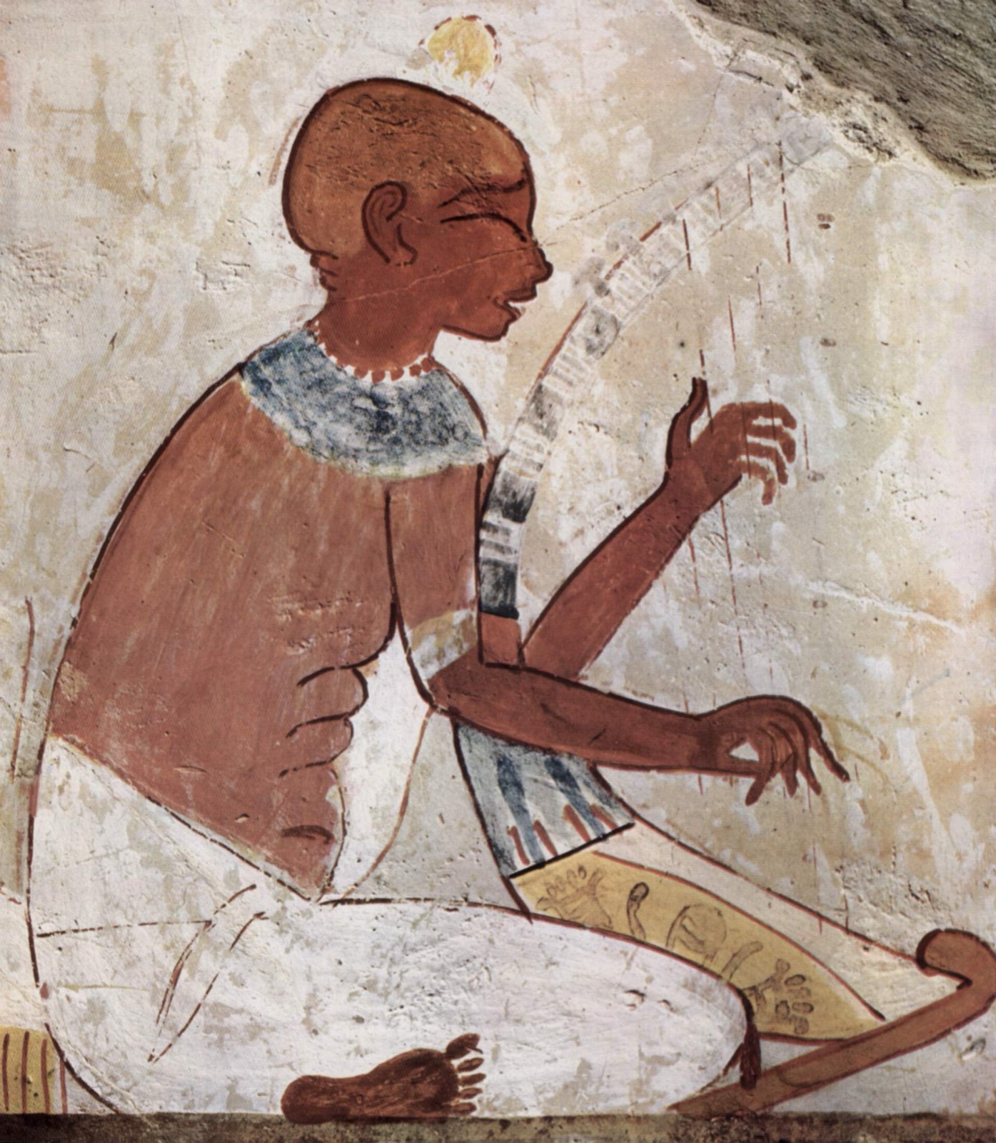 Hudebnice v hrobce písaře Nachta, neznámý egyptský malíř