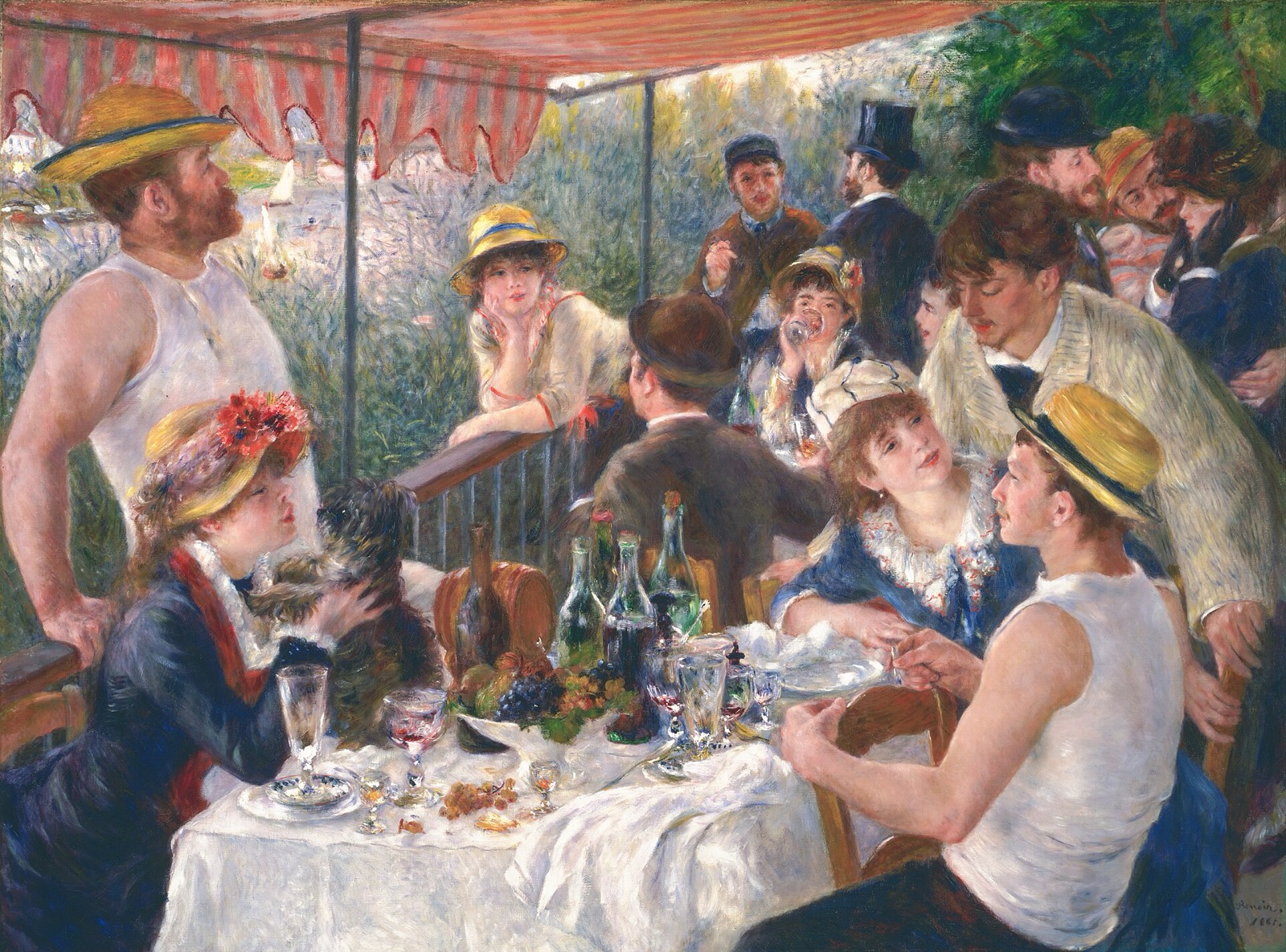 Snídaně veslařů, Pierre-Auguste Renoir