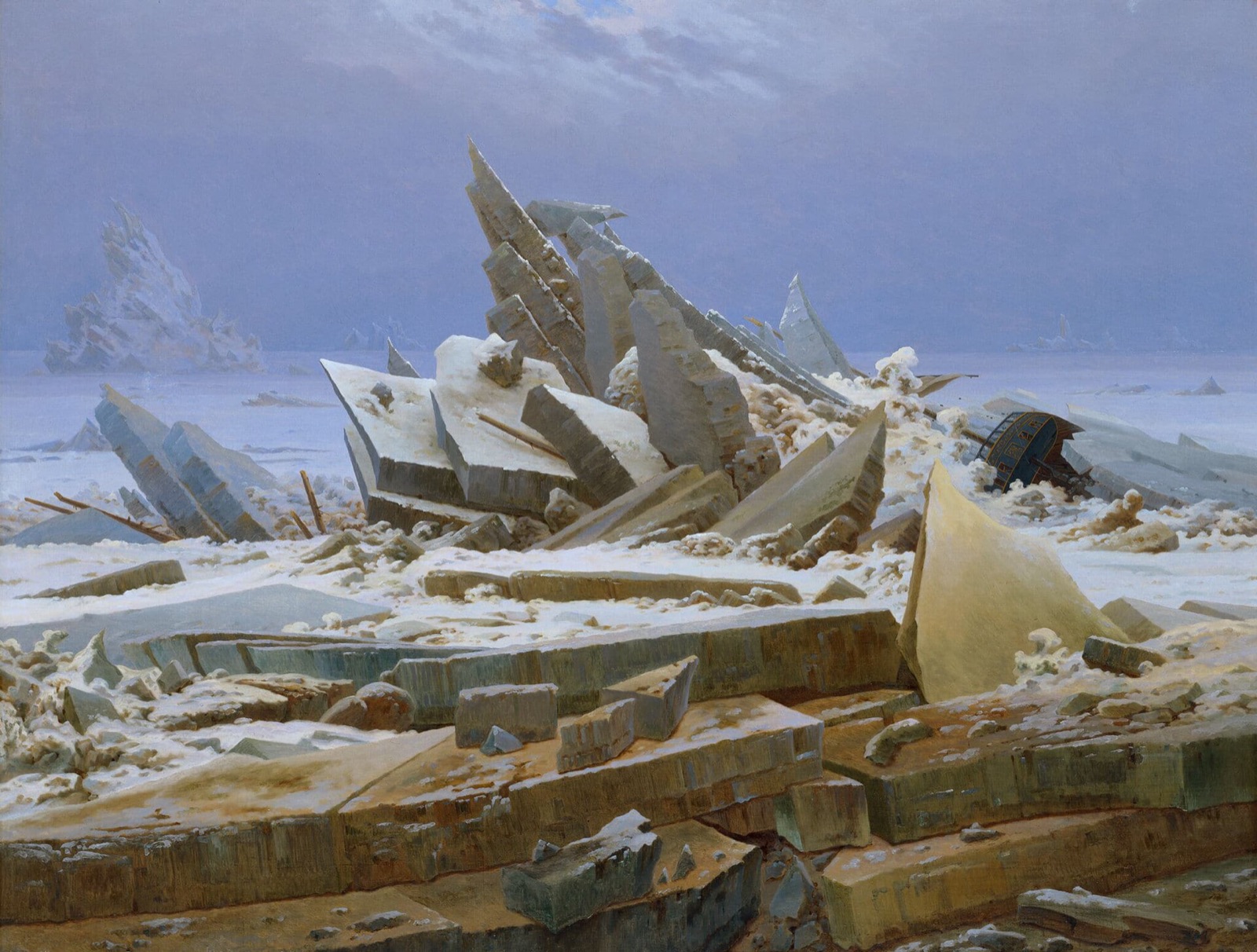 Moře ledu, Caspar David Friedrich