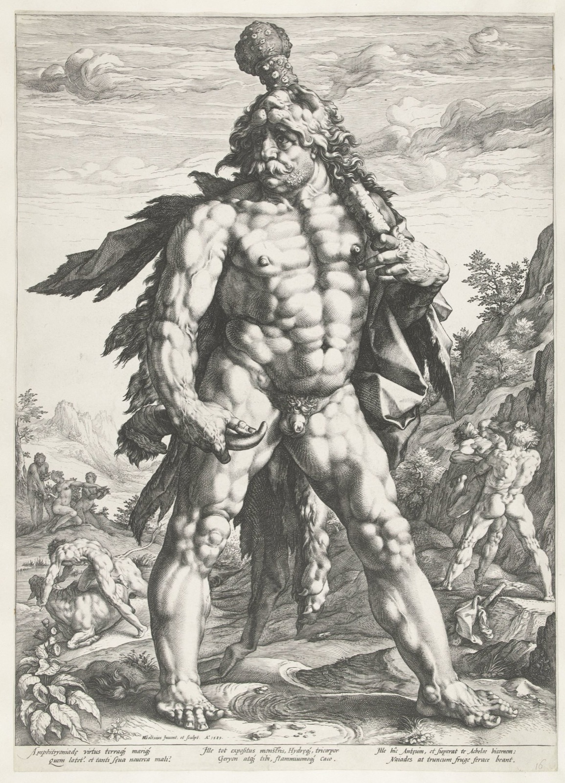 De grote Hercules, Hendrick Goltzius