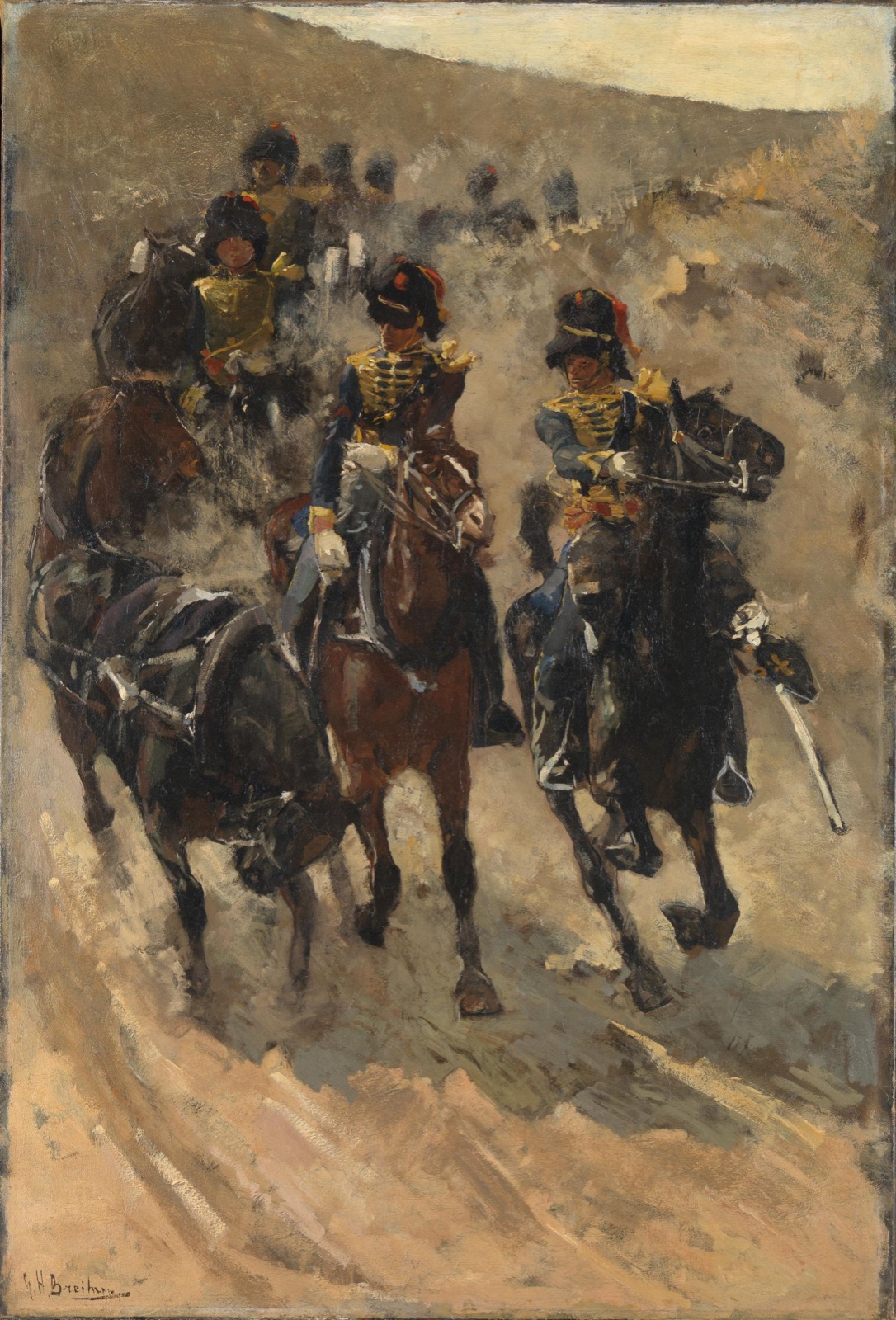 Žlutí jezdci, George Hendrik Breitner