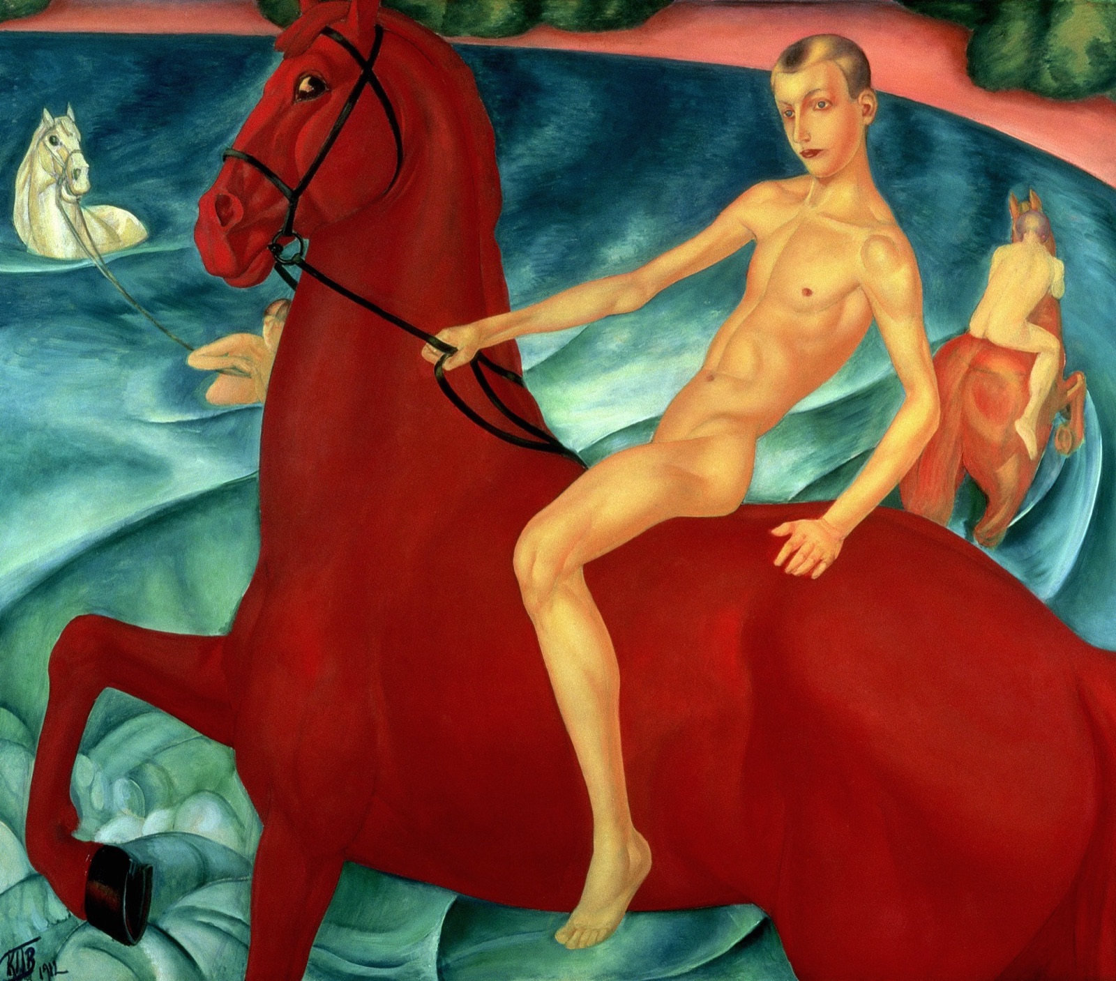Koupání rudého koně, Kuzma Petrov-Vodkin