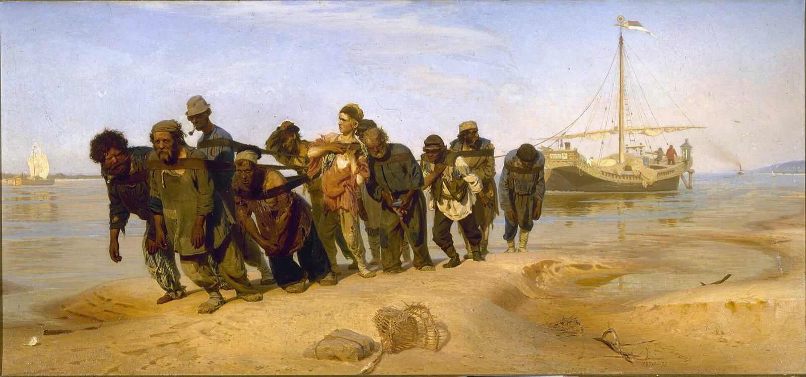 Burlaci na Volze, Ilja Repin