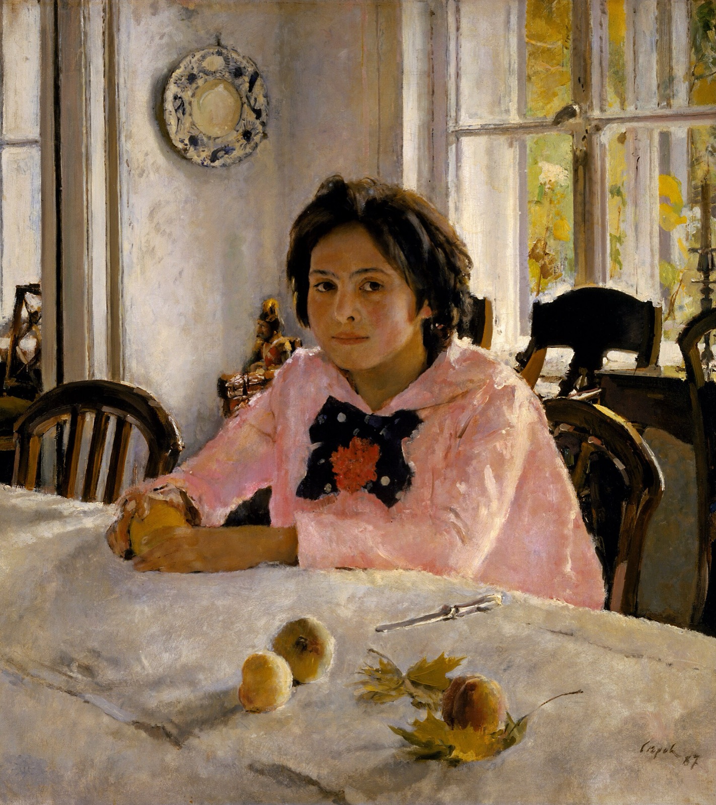 Dívka s broskvemi, Valentin Serov