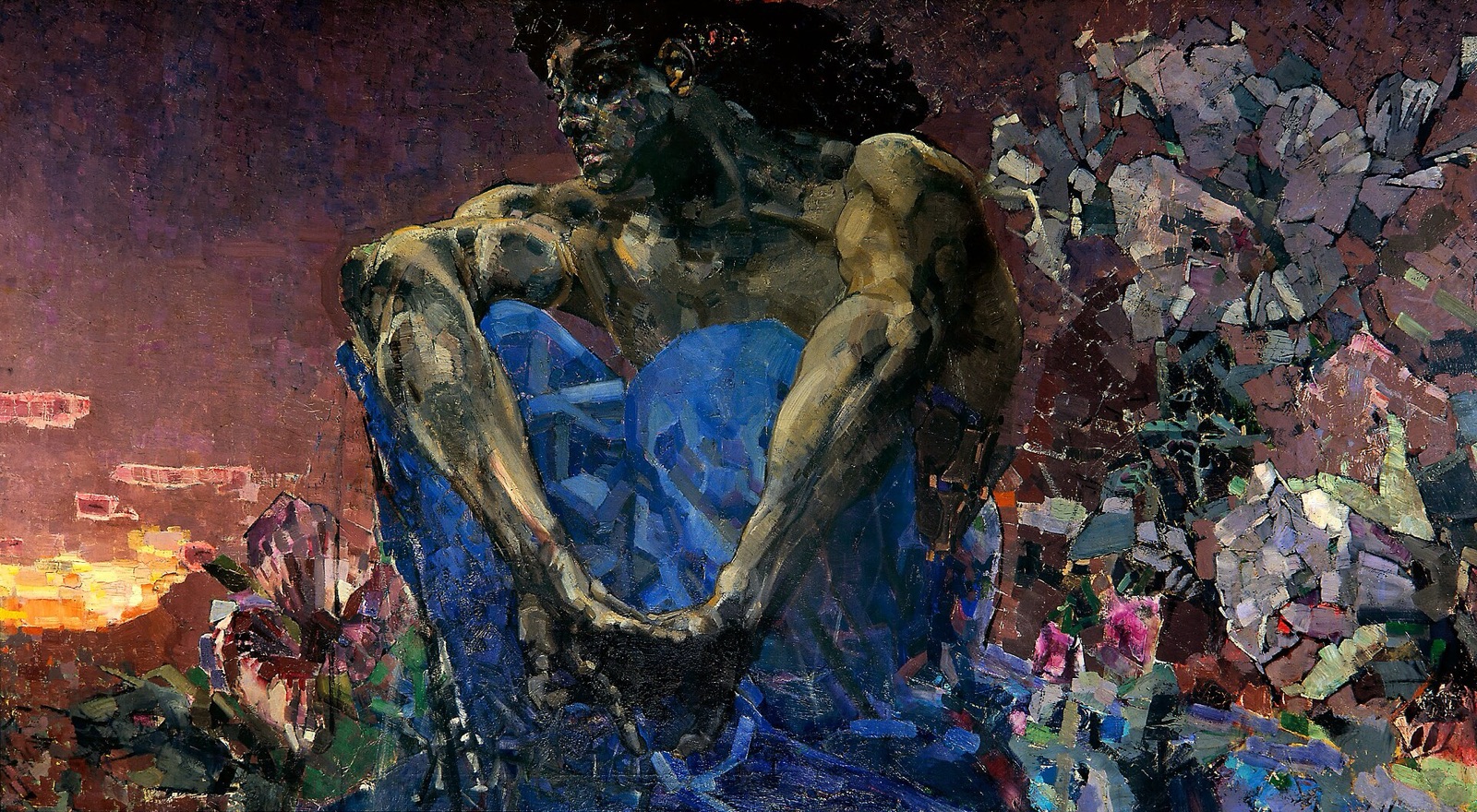 Démon sedící, Michail Vrubel