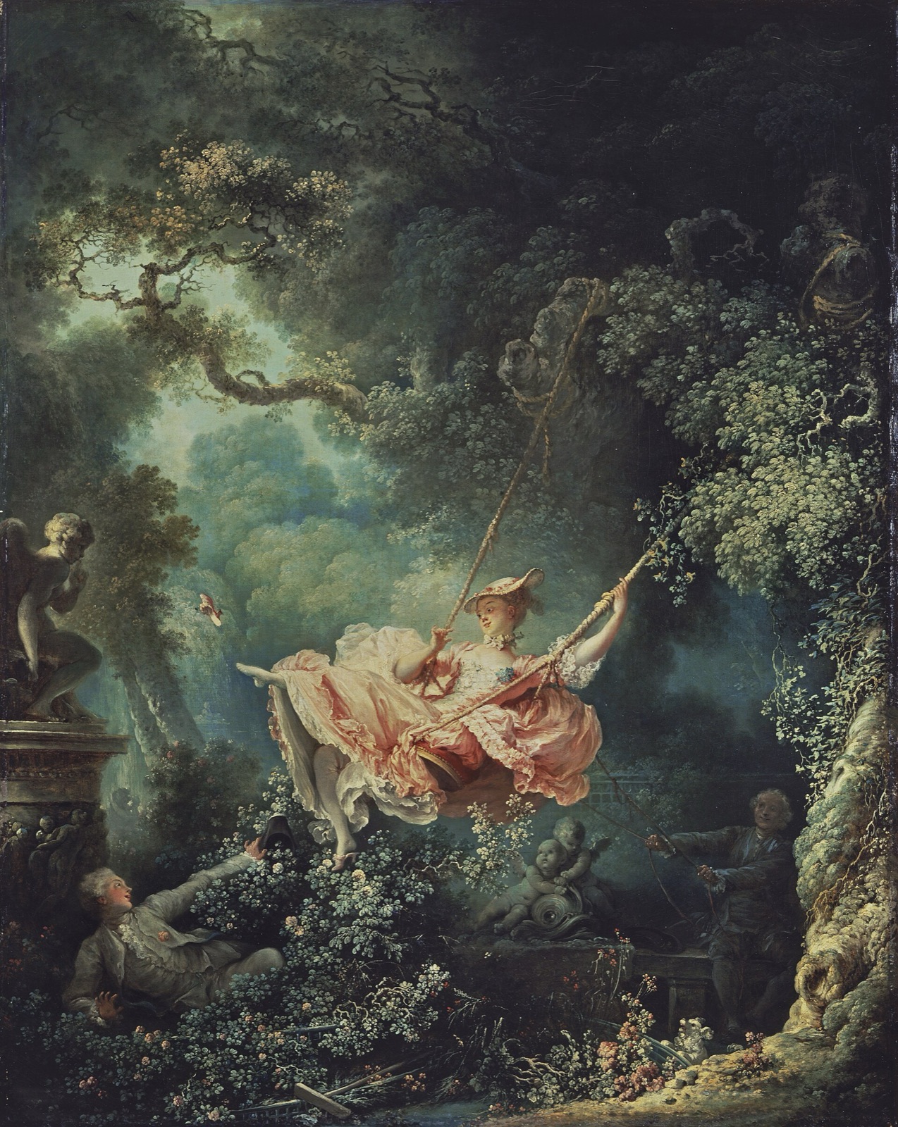 Houpačka / Šťastné náhody houpačky, Jean-Honoré Fragonard