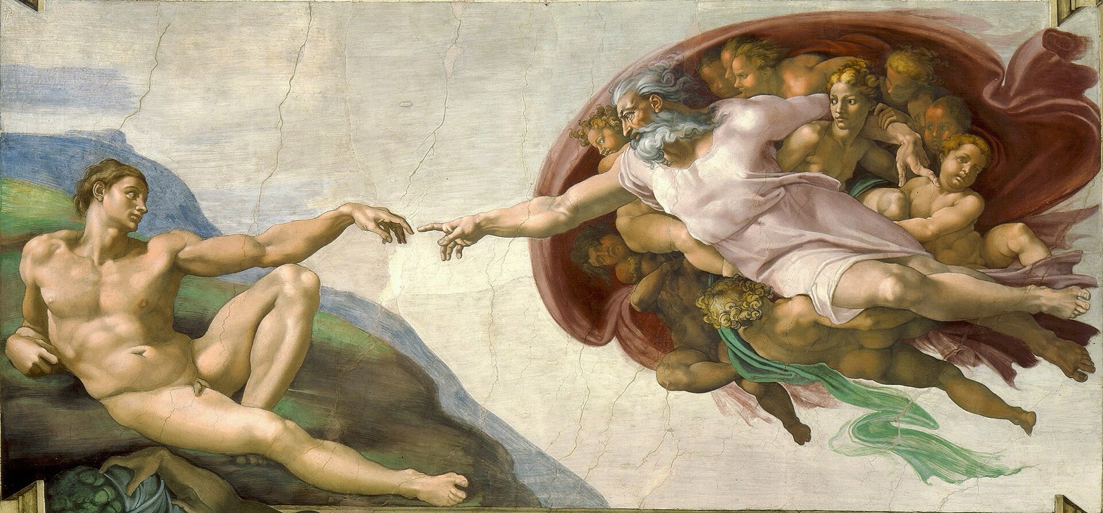 Stvoření Adama, Michelangelo Buonarroti
