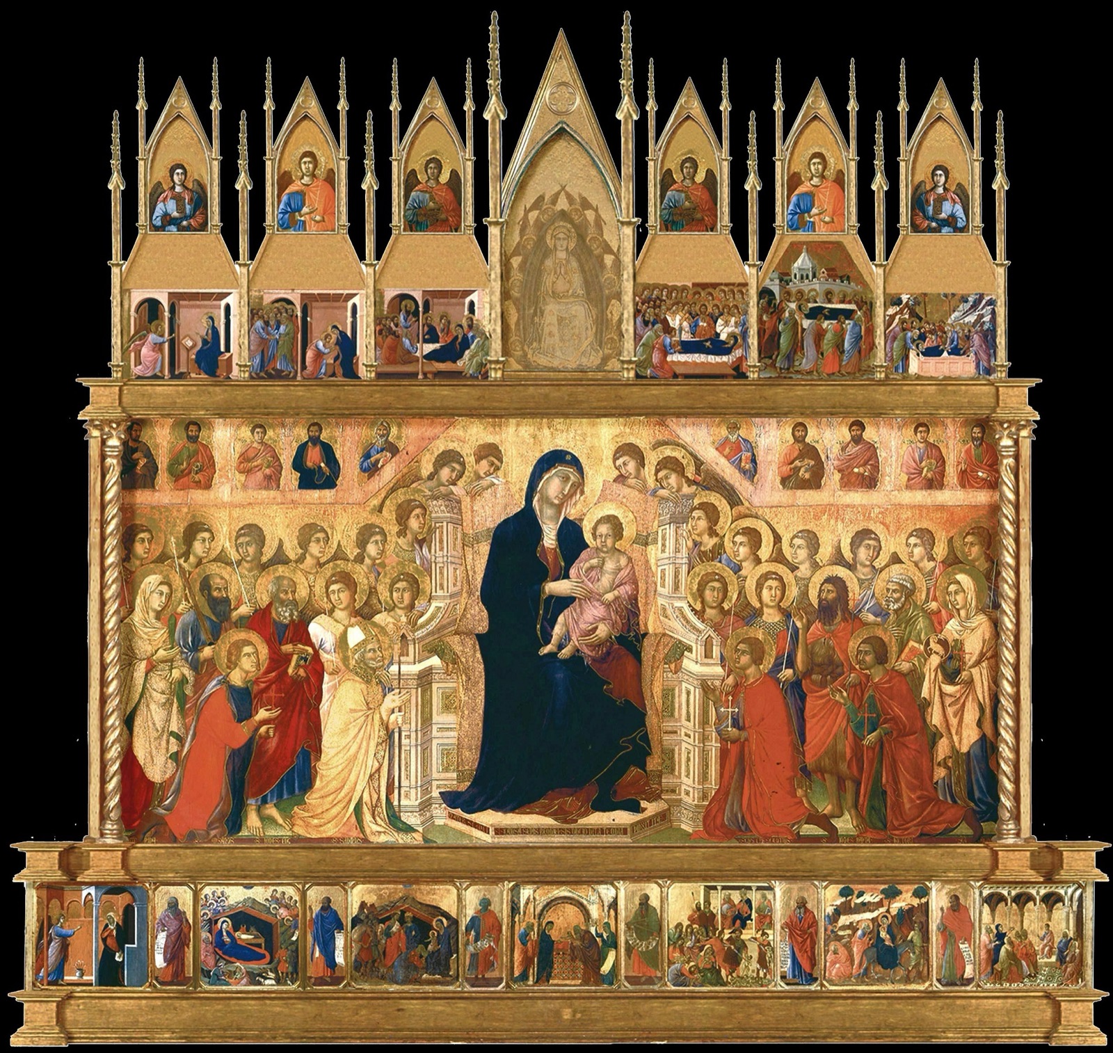 Maestà, Duccio di Buoninsegna