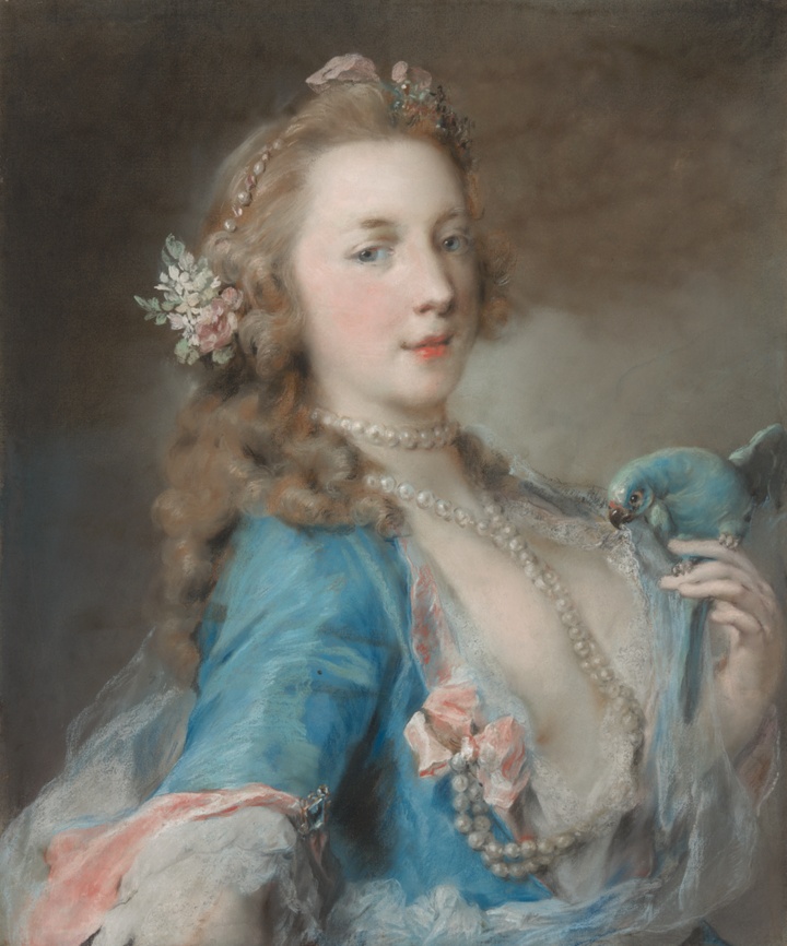 Mladá dáma s papouškem, Rosalba Carriera