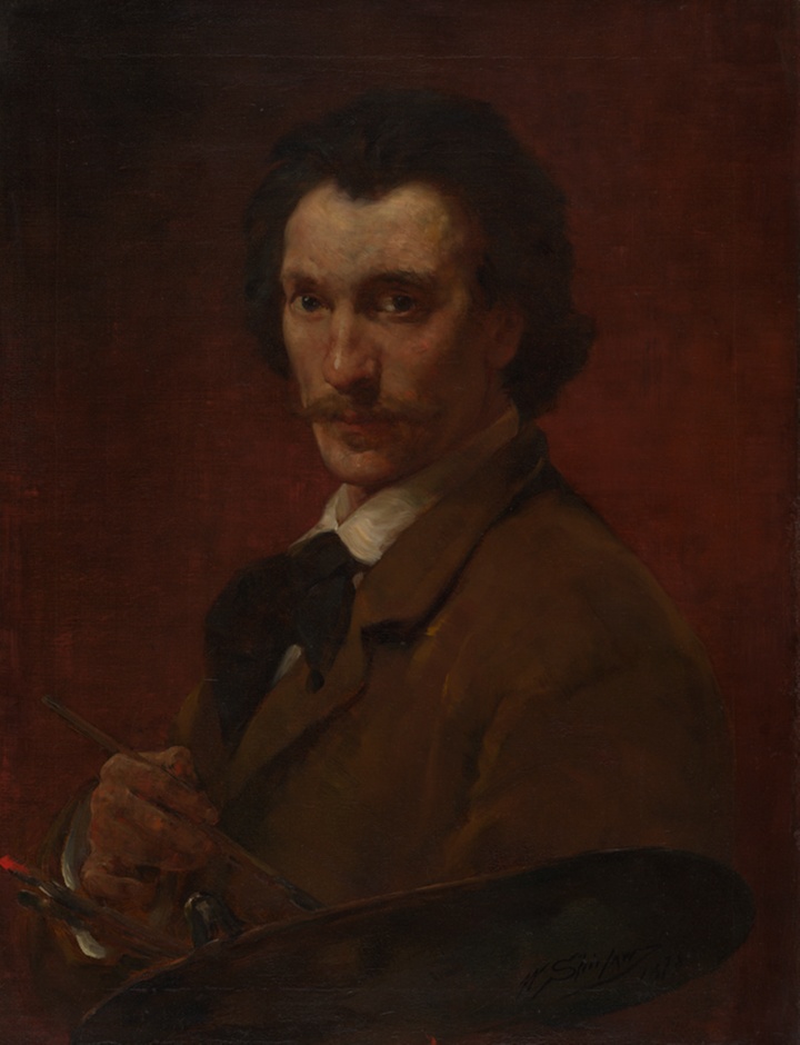 Autoportrét, Walter Shirlaw