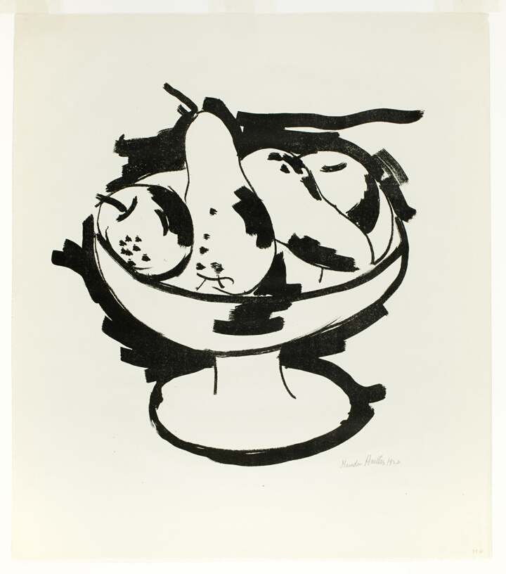 Mísa s ovocem, Marsden Hartley
