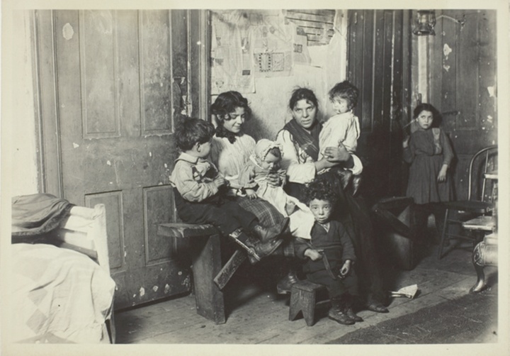 Italská rodina, Chicago, Lewis Wickes Hine