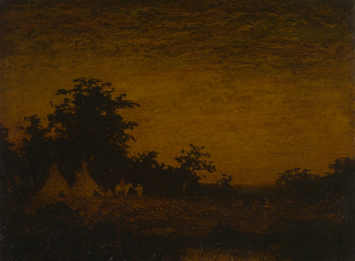 Indiánské tábořiště, Ralph Albert Blakelock