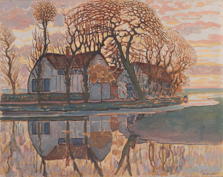 Statek u Duivendrechtu, Piet Mondrian
