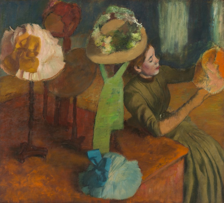 Kloboučnictví, Edgar Degas