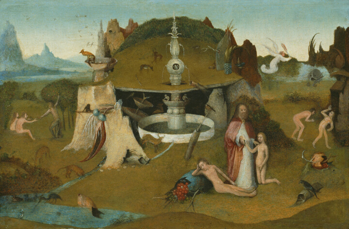 Rajská zahrada, Workshop of Hieronymus Bosch
