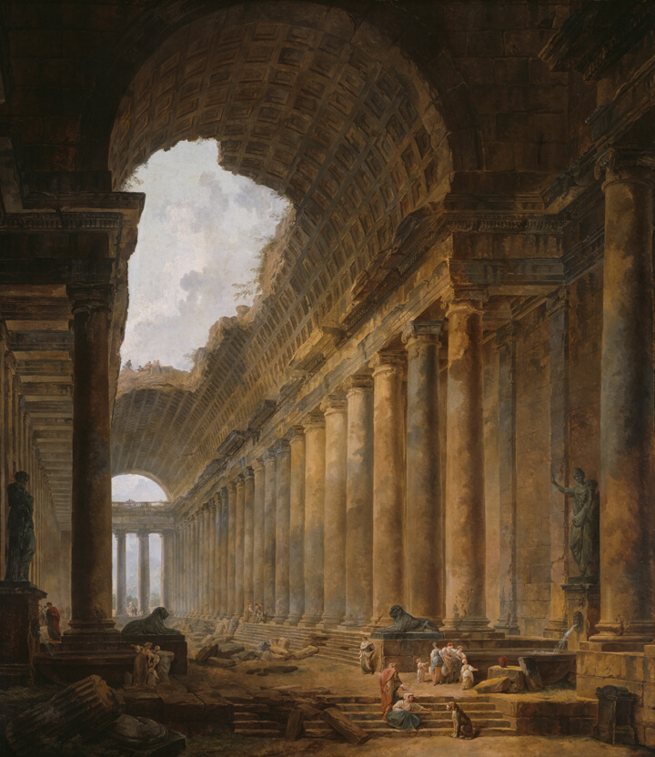 Starý chrám, Hubert Robert