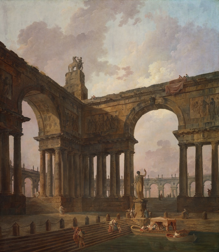 Přístaviště, Hubert Robert