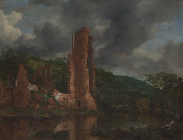 Krajina se zříceninou hradu Egmond, Jacob van Ruisdael