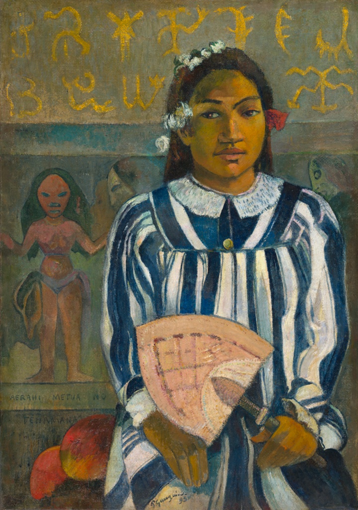 Merahi metua no Tehamana (Tehamana má mnoho rodičů neboli Předkové Tehamany), Paul Gauguin