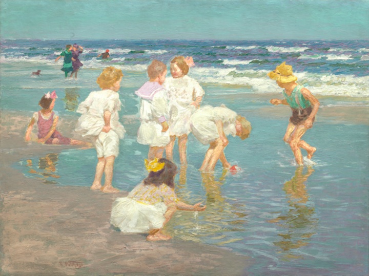 Sváteční den, Edward Henry Potthast