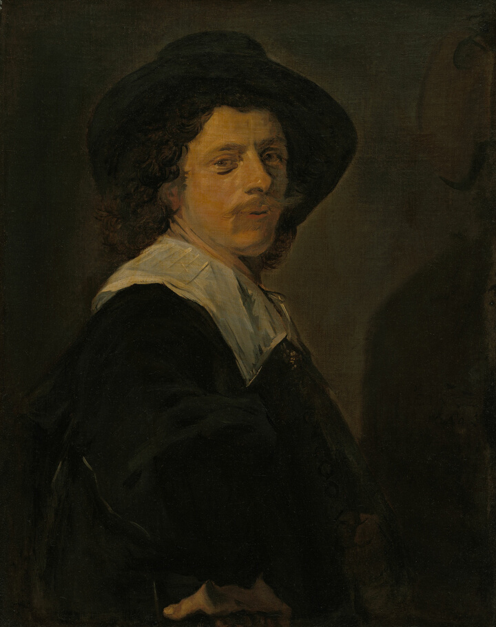Portrét umělce, Follower of Frans Hals