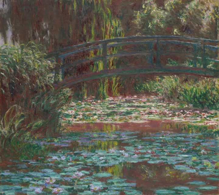 Jezírko s lekníny, Claude Monet