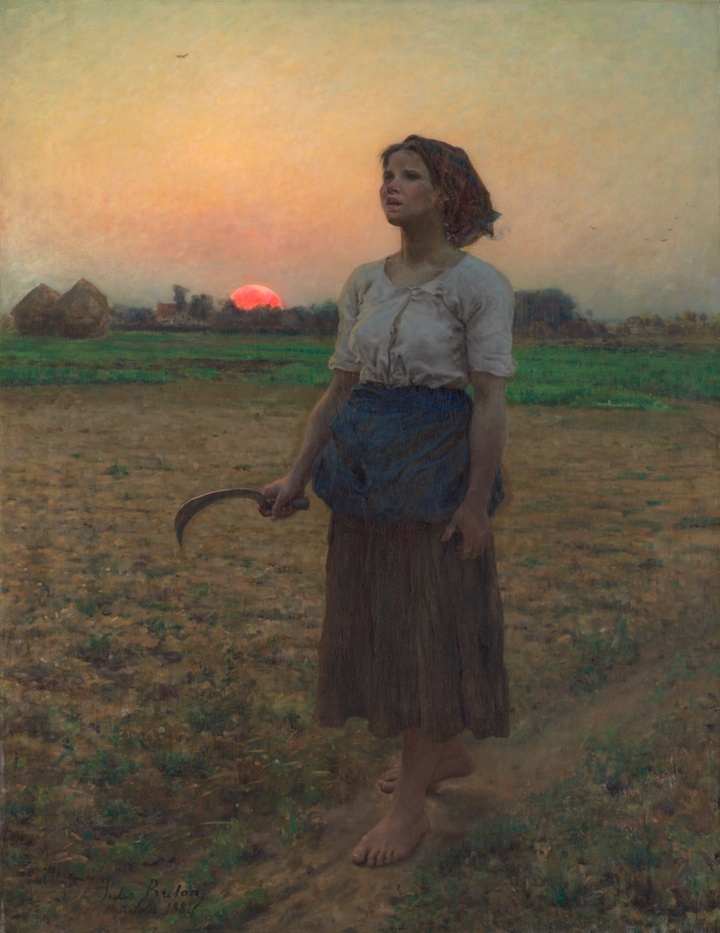 Píseň skřivana, Jules Breton