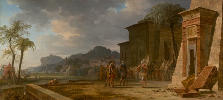 Alexandr u hrobu Kýra Velikého, Pierre Henri de Valenciennes