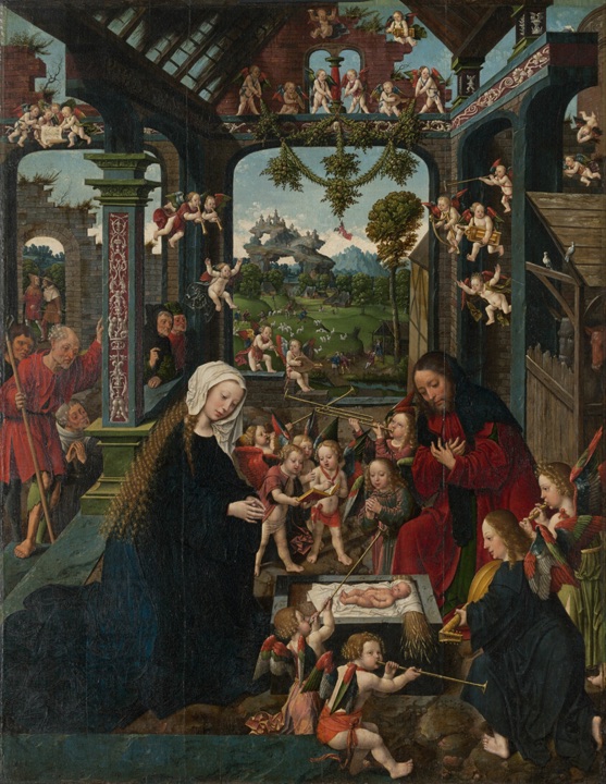 Klanění Ježíškovi, Jacob Cornelisz. van Oostsanen
