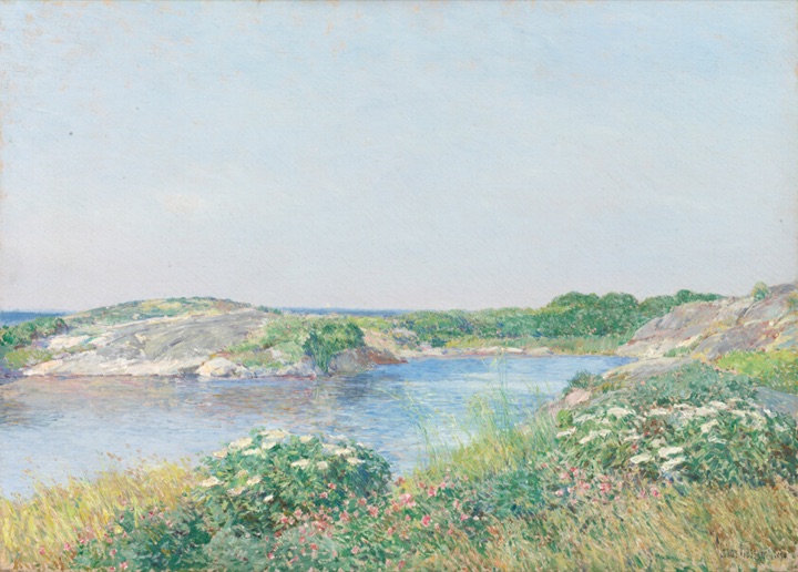 Rybníček, Appledore, Childe Hassam