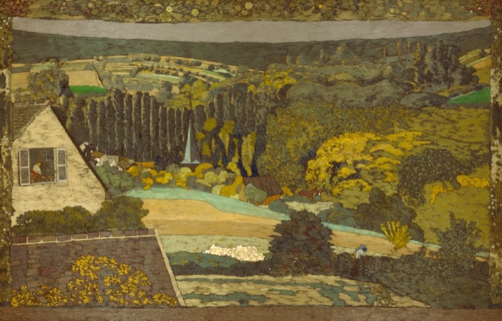 Krajina: Okno s výhledem do lesa, Édouard Jean Vuillard