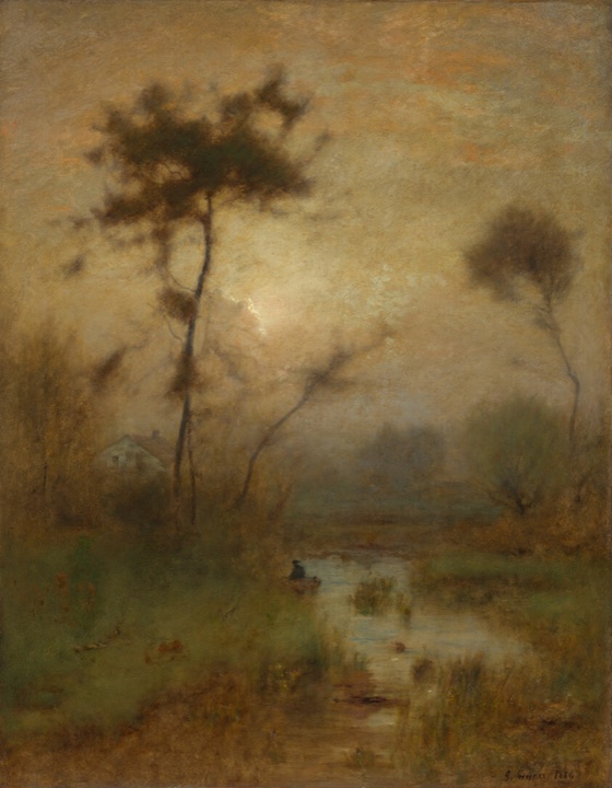 Stříbrné ráno, George Inness