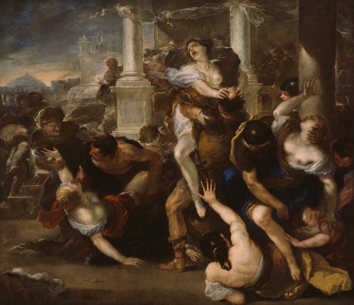 Únos Sabinek, Luca Giordano