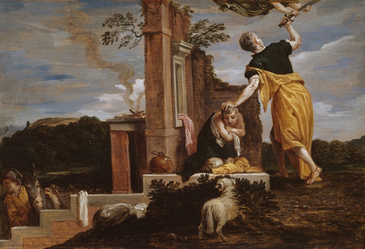 Abrahámova oběť Izáka, David Teniers the Younger