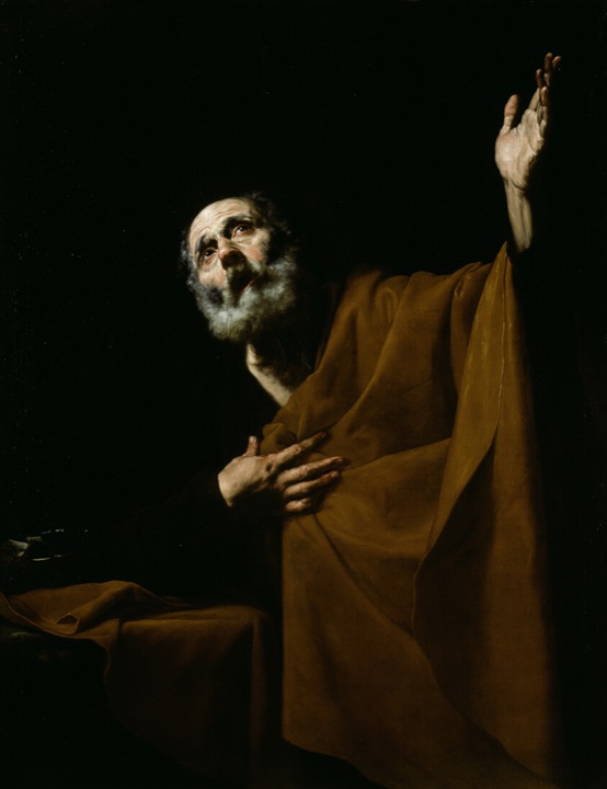 Kající se svatý Petr, Jusepe de Ribera