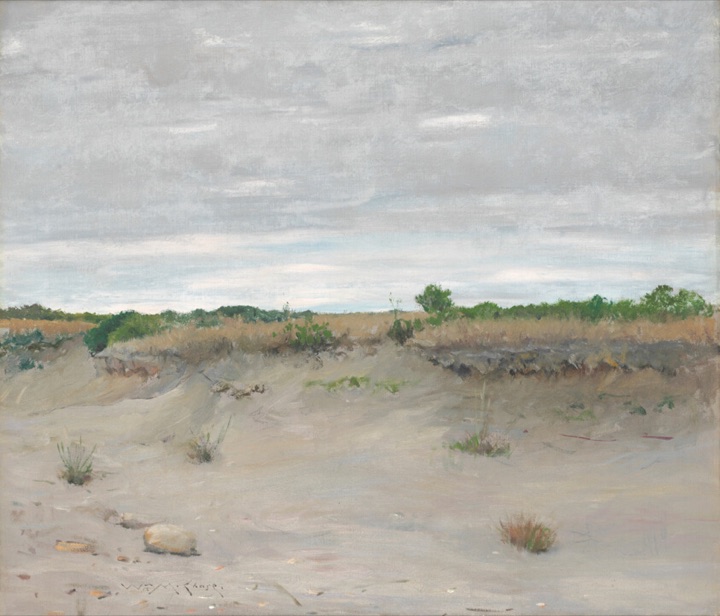 Větrem ošlehané písčiny, William Merritt Chase
