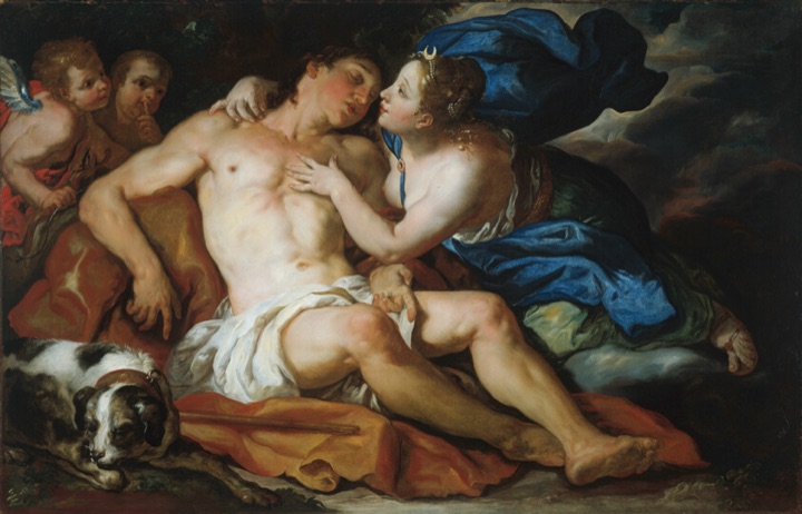 Diana a Endymión, Johann Michael Rottmayr