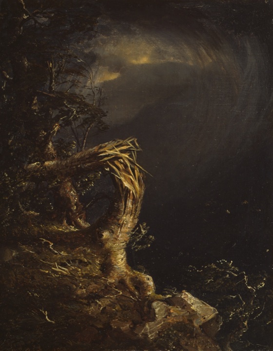 Rozštípnutý strom, Jasper Francis Cropsey
