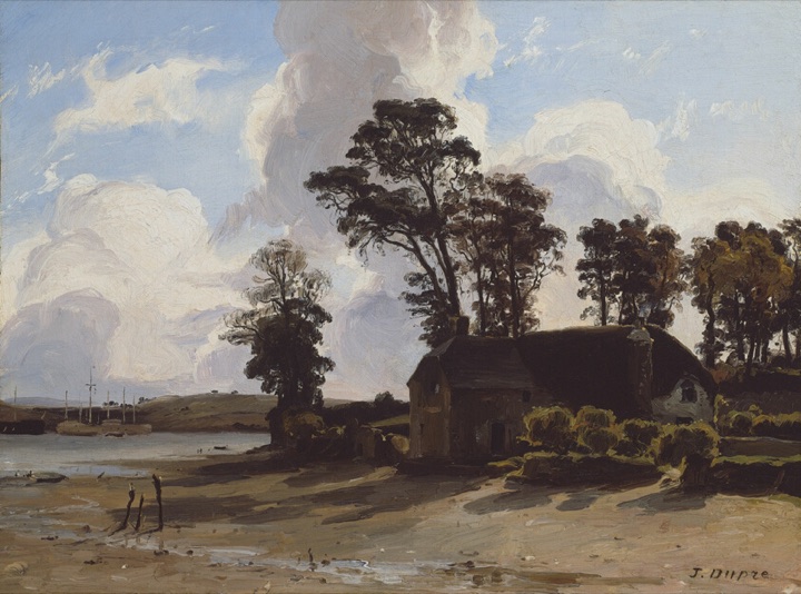 Statek u ústí řeky, Jules Dupré