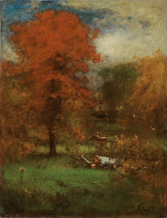 Mlýnský rybník, George Inness
