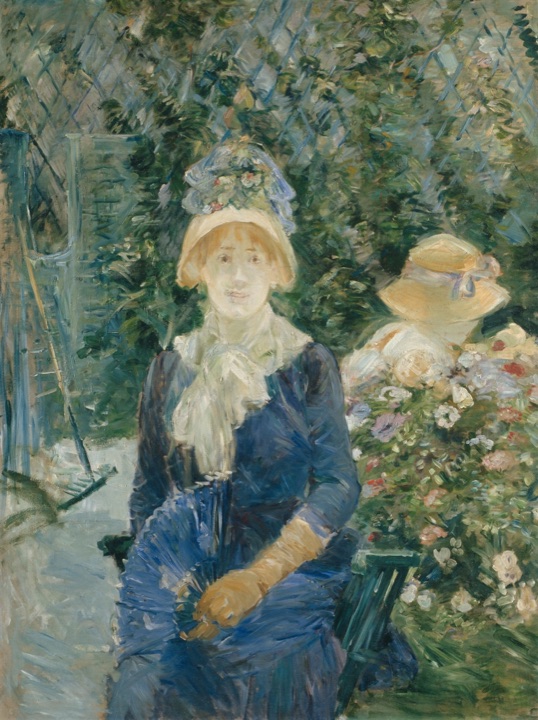 Žena v zahradě, Berthe Morisot